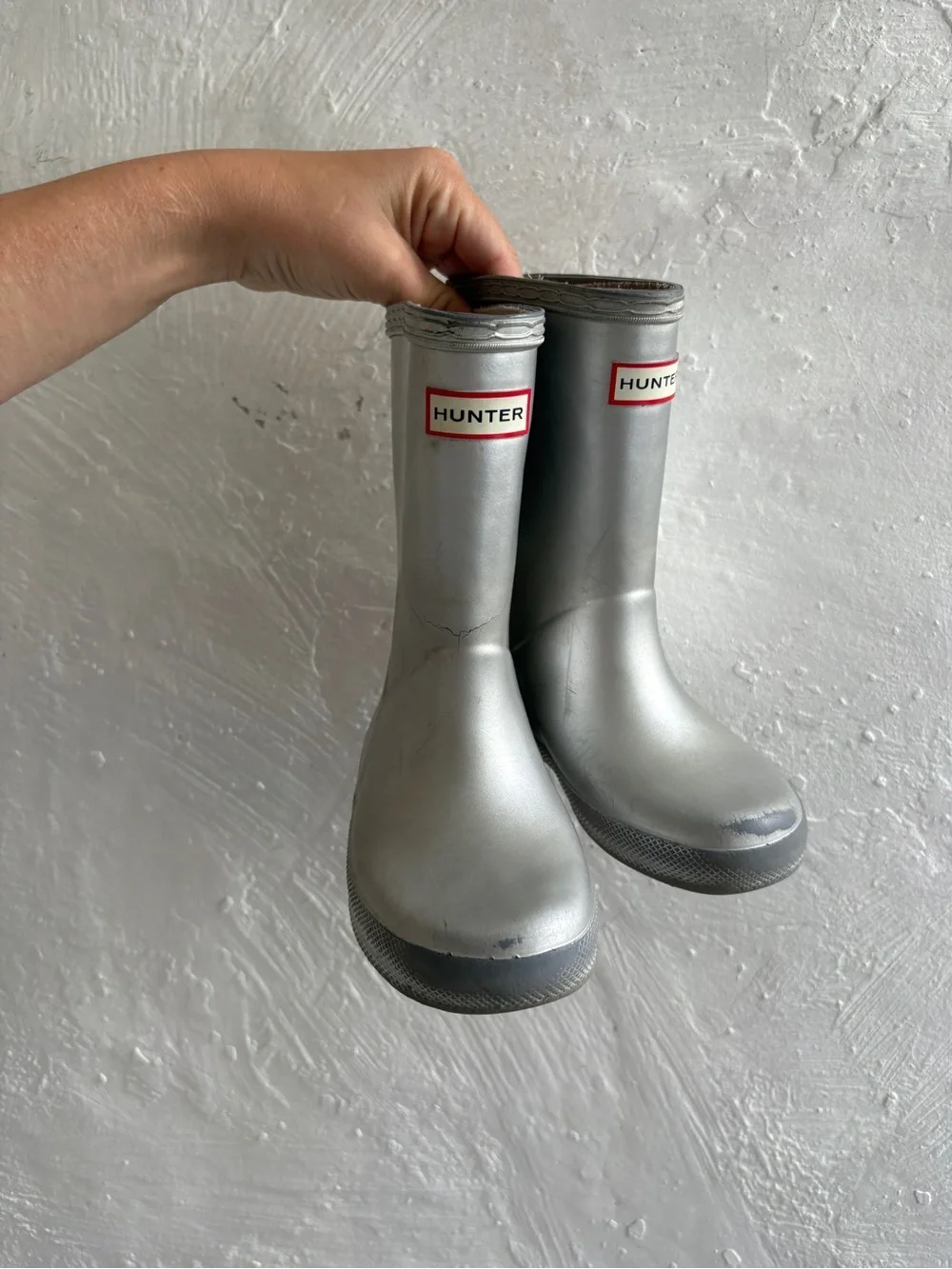 Hunter kids boots size 10 toddler